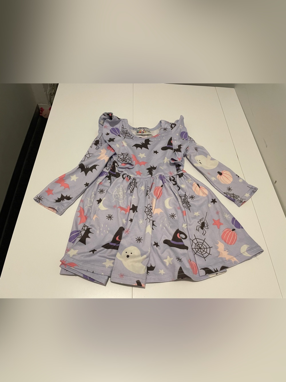 Dot Dot Smile Brand Infant size 12-24 Month Lavender Ruffle Halloween Dress